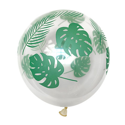 12db pálmalevél latex léggömb trópusi parti dekoráció zöld levelek léggömbök esküvői hawaii parti Aloha születésnapi léggömbök globos