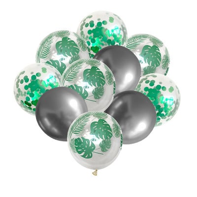 12db pálmalevél latex léggömb trópusi parti dekoráció zöld levelek léggömbök esküvői hawaii parti Aloha születésnapi léggömbök globos