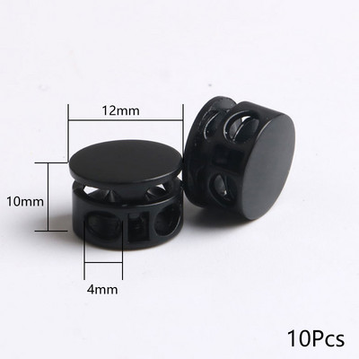 10 gab. Apaļas Metāla Atsperes Sprādzes Kurpju Šūšanas Piederumi Sporta Apģērba Hoodie Savelkamās Auklas Virves Sakausējuma Slēdzenes Aizbāznis DIY apģērba šūšanas aksesuārs