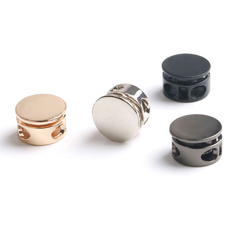 10 gab. Apaļas Metāla Atsperes Sprādzes Kurpju Šūšanas Piederumi Sporta Apģērba Hoodie Savelkamās Auklas Virves Sakausējuma Slēdzenes Aizbāznis DIY apģērba šūšanas aksesuārs