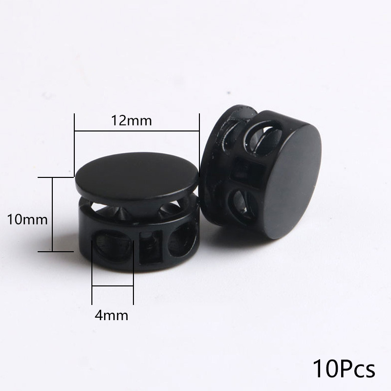 10 gab. Apaļas Metāla Atsperes Sprādzes Kurpju Šūšanas Piederumi Sporta Apģērba Hoodie Savelkamās Auklas Virves Sakausējuma Slēdzenes Aizbāznis DIY apģērba šūšanas aksesuārs