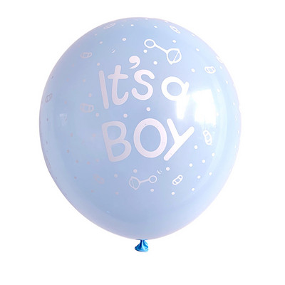 10db 12 hüvelykes Baby Shower Fiús vagy Lányos Léggömb Ő vagy Ő Latex lufi Nemek Felfedő Party dekoráció Baby Boy Shower Dekor