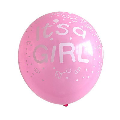 10db 12 hüvelykes Baby Shower Fiús vagy Lányos Léggömb Ő vagy Ő Latex lufi Nemek Felfedő Party dekoráció Baby Boy Shower Dekor