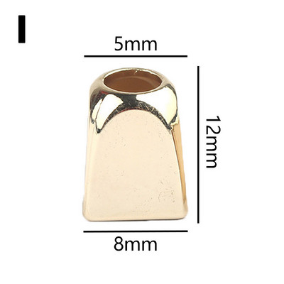 10db Kreatív fém zsinór végütköző zsinór végek zárak kapcsok zsinór kötél rögzítő barkács ruha dekor kiegészítők концевики