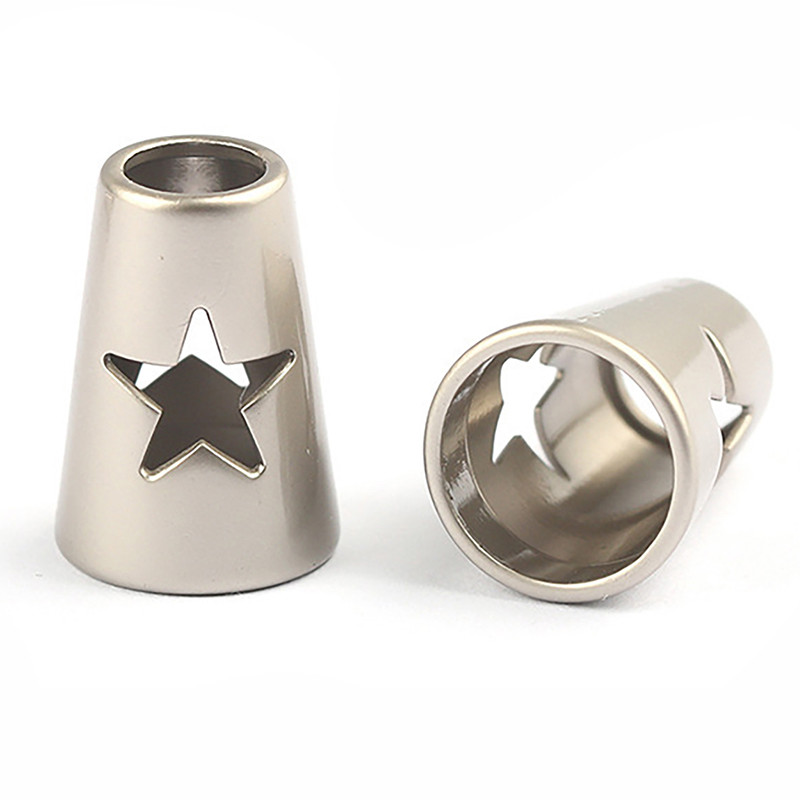 10db Kreatív fém zsinór végütköző zsinór végek zárak kapcsok zsinór kötél rögzítő barkács ruha dekor kiegészítők концевики