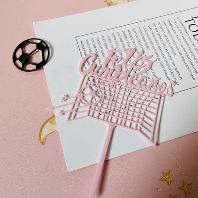 Hispaania akrüülist sünnipäevakoogikatted Roosa kullast ümmargused armastuse koogikatted lastele sünnipäevapeokoogikaunistuste tarvikud