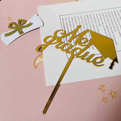 Hispaania akrüülist sünnipäevakoogikatted Roosa kullast ümmargused armastuse koogikatted lastele sünnipäevapeokoogikaunistuste tarvikud