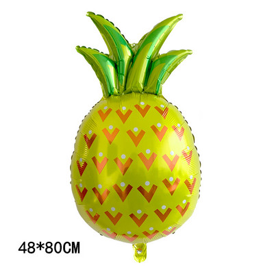 Havaju ballītes flamingo folijas balons ananāsu mākslīgā palmu vasara tropu ballīšu piederumi kāzu dzimšanas dienas ballītes dekors
