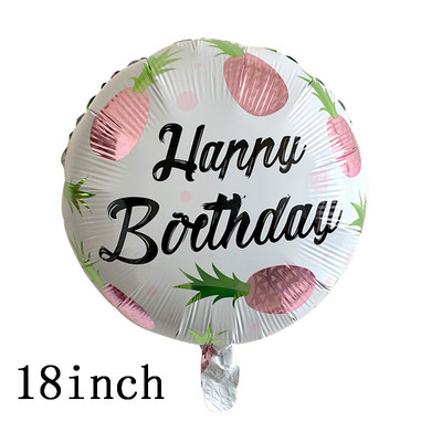 Havaju ballītes flamingo folijas balons ananāsu mākslīgā palmu vasara tropu ballīšu piederumi kāzu dzimšanas dienas ballītes dekors