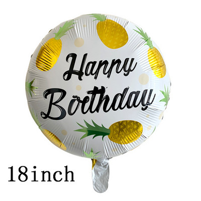 Havaju ballītes flamingo folijas balons ananāsu mākslīgā palmu vasara tropu ballīšu piederumi kāzu dzimšanas dienas ballītes dekors