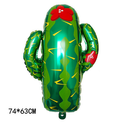 Havaju ballītes flamingo folijas balons ananāsu mākslīgā palmu vasara tropu ballīšu piederumi kāzu dzimšanas dienas ballītes dekors