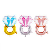 Mr&Mrs LOVE Balloon Rose Gold Gyémánt Gyűrű Fólia Lufi Party Dekorációk Kit Esküvői Valentin nap Menyasszonyi Zuhany Játékok Globos