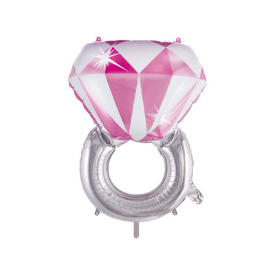 Mr&Mrs LOVE Balloon Rose Gold Gyémánt Gyűrű Fólia Lufi Party Dekorációk Kit Esküvői Valentin nap Menyasszonyi Zuhany Játékok Globos