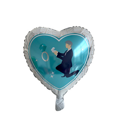 Mr&Mrs LOVE Balloon Rose Gold Gyémánt Gyűrű Fólia Lufi Party Dekorációk Kit Esküvői Valentin nap Menyasszonyi Zuhany Játékok Globos