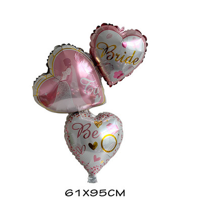 Mr&Mrs LOVE Balloon Rose Gold Gyémánt Gyűrű Fólia Lufi Party Dekorációk Kit Esküvői Valentin nap Menyasszonyi Zuhany Játékok Globos