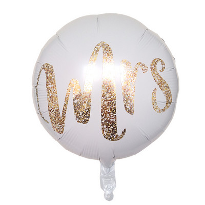 Mr&Mrs LOVE Balloon Rose Gold Gyémánt Gyűrű Fólia Lufi Party Dekorációk Kit Esküvői Valentin nap Menyasszonyi Zuhany Játékok Globos