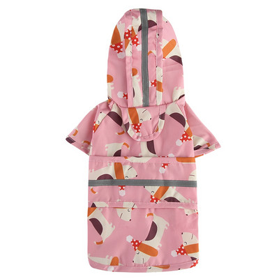 Αδιάβροχο αδιάβροχο σκυλάκι για σκύλους τζάκετ φόρμα αντανακλαστικής βροχής αντηλιακό για μεγάλο μικρό κοστούμι σκύλου