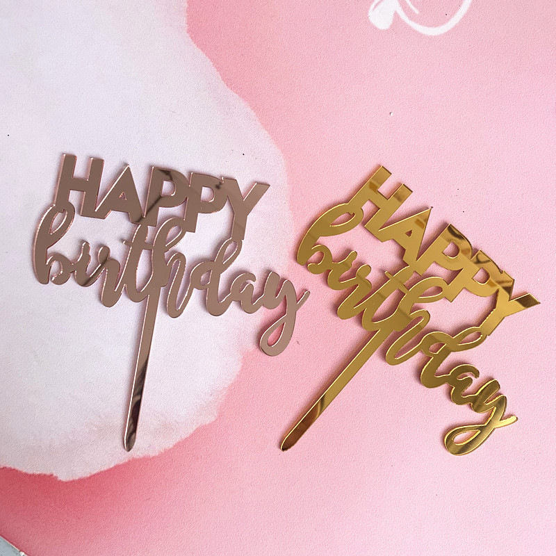 1 buc/carte de decorare pentru tort acrilic spumant La mulți ani, pentru petrecerea de aniversare a copiilor, pentru tort, pentru desert, pentru masă