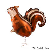 Sétáló állat hélium léggömb zsiráf /kutya/dinoszaurusz fólia léggömb szafari dzsungel születésnapi buli dekoráció baba zuhany gyerekjáték