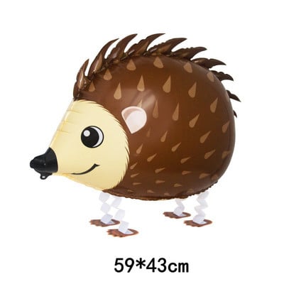 Sétáló állat hélium léggömb zsiráf /kutya/dinoszaurusz fólia léggömb szafari dzsungel születésnapi buli dekoráció baba zuhany gyerekjáték