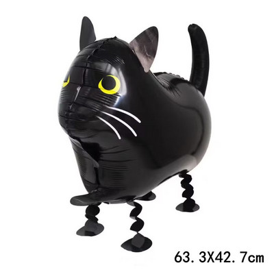 Sétáló állat hélium léggömb zsiráf /kutya/dinoszaurusz fólia léggömb szafari dzsungel születésnapi buli dekoráció baba zuhany gyerekjáték