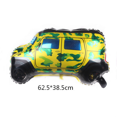 1 tk suur 3D seisev multikas auto fooliumist õhupallid beebi dušš heeliumi õhupall laste sünnipäevapeo kaunistused lastepäeva mänguasjad