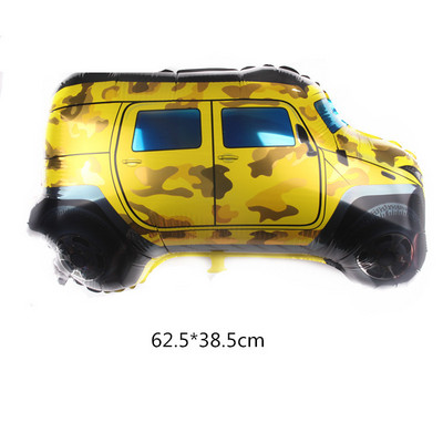 1 tk suur 3D seisev multikas auto fooliumist õhupallid beebi dušš heeliumi õhupall laste sünnipäevapeo kaunistused lastepäeva mänguasjad