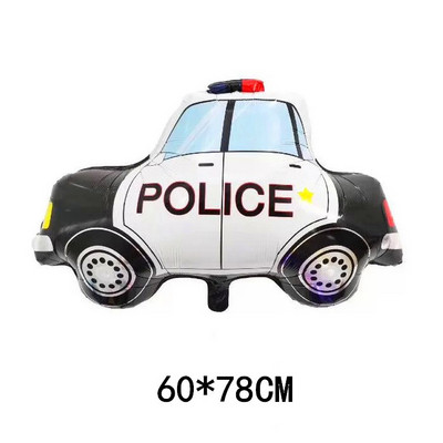 1 tk suur 3D seisev multikas auto fooliumist õhupallid beebi dušš heeliumi õhupall laste sünnipäevapeo kaunistused lastepäeva mänguasjad