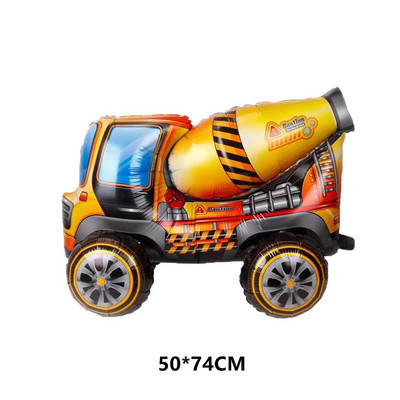 1 tk suur 3D seisev multikas auto fooliumist õhupallid beebi dušš heeliumi õhupall laste sünnipäevapeo kaunistused lastepäeva mänguasjad