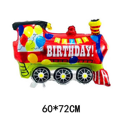 1 tk suur 3D seisev multikas auto fooliumist õhupallid beebi dušš heeliumi õhupall laste sünnipäevapeo kaunistused lastepäeva mänguasjad