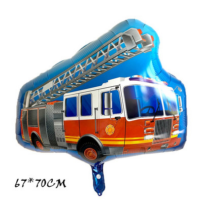 1 tk suur 3D seisev multikas auto fooliumist õhupallid beebi dušš heeliumi õhupall laste sünnipäevapeo kaunistused lastepäeva mänguasjad