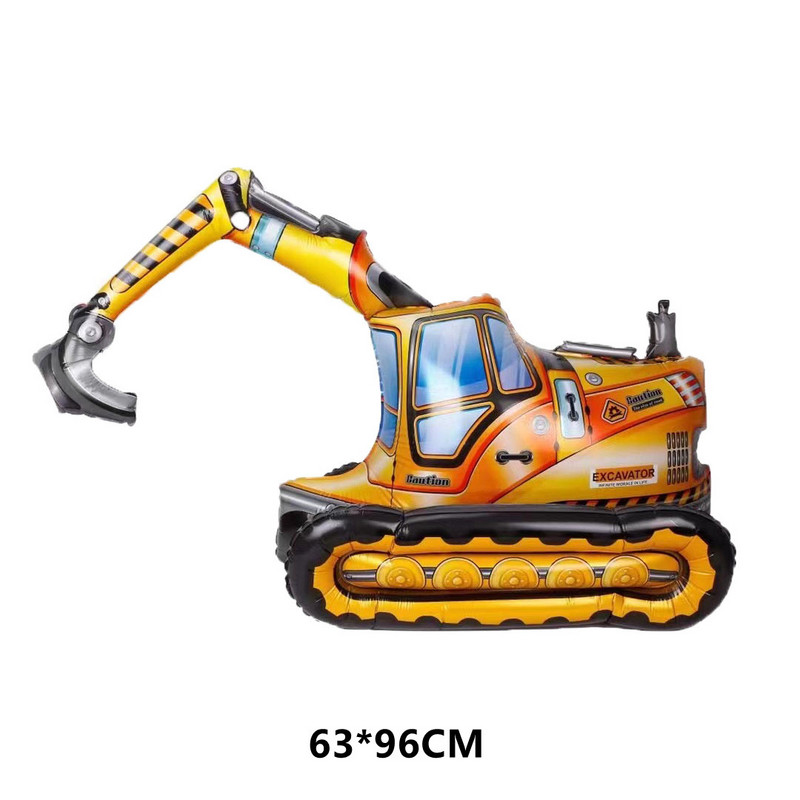 1 tk suur 3D seisev multikas auto fooliumist õhupallid beebi dušš heeliumi õhupall laste sünnipäevapeo kaunistused lastepäeva mänguasjad