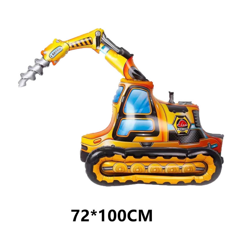 1 tk suur 3D seisev multikas auto fooliumist õhupallid beebi dušš heeliumi õhupall laste sünnipäevapeo kaunistused lastepäeva mänguasjad