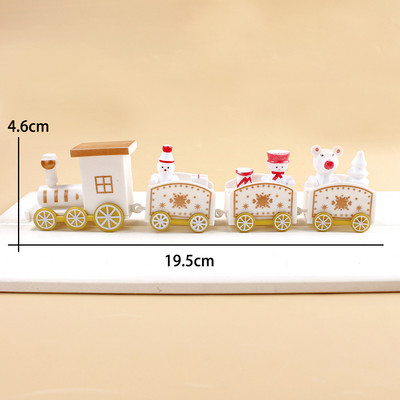 Linksmų Kalėdų traukinio rinkinys Žaislinis pyragas, Kalėdinis namų dekoro pakabukų papuošalai Kalėdų dovana vaikams Navidad Naujieji 2023 m.