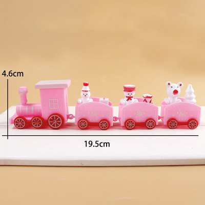 Linksmų Kalėdų traukinio rinkinys Žaislinis pyragas, Kalėdinis namų dekoro pakabukų papuošalai Kalėdų dovana vaikams Navidad Naujieji 2023 m.