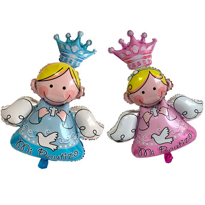 1 τμχ Lovely Baby Foil Balloon Girl Boy Shower Rose Gold Blue Crown Διακόσμηση πάρτι γενεθλίων Παιδικό δώρο Φουσκωτό παιχνίδι Μπάλα ηλίου