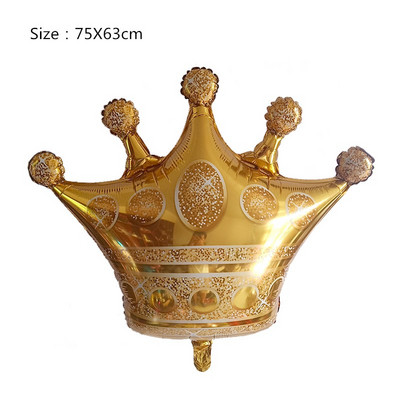 1 db Lovely Baby Fólia Léggömb Lány Fiú Zuhany Rózsa Arany Kék Korona Születésnapi Party Dekoráció Gyerekeknek Ajándék felfújható játék hélium labda