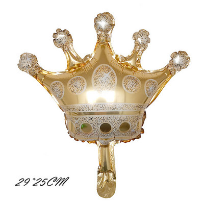 1 db Lovely Baby Fólia Léggömb Lány Fiú Zuhany Rózsa Arany Kék Korona Születésnapi Party Dekoráció Gyerekeknek Ajándék felfújható játék hélium labda