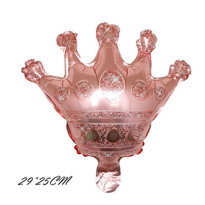 1 db Lovely Baby Fólia Léggömb Lány Fiú Zuhany Rózsa Arany Kék Korona Születésnapi Party Dekoráció Gyerekeknek Ajándék felfújható játék hélium labda