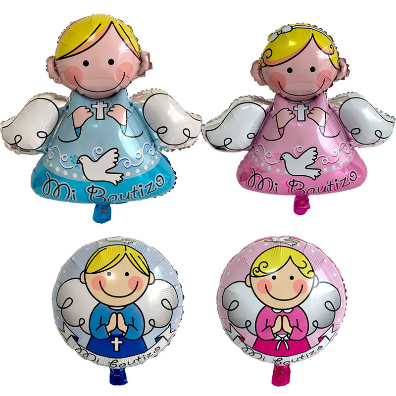 1 db Lovely Baby Fólia Léggömb Lány Fiú Zuhany Rózsa Arany Kék Korona Születésnapi Party Dekoráció Gyerekeknek Ajándék felfújható játék hélium labda