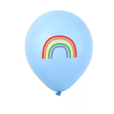 LQZZY JAUNS smaids varavīksnes mākoņu folija balonu meitene 10 gadus veca dzimšanas dienas ballītes baloni Bērnudārza bērnu rotaļlietu dekorēšana