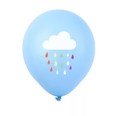 LQZZY JAUNS smaids varavīksnes mākoņu folija balonu meitene 10 gadus veca dzimšanas dienas ballītes baloni Bērnudārza bērnu rotaļlietu dekorēšana