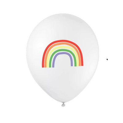 LQZZY JAUNS smaids varavīksnes mākoņu folija balonu meitene 10 gadus veca dzimšanas dienas ballītes baloni Bērnudārza bērnu rotaļlietu dekorēšana