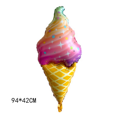 LQZZY JAUNS smaids varavīksnes mākoņu folija balonu meitene 10 gadus veca dzimšanas dienas ballītes baloni Bērnudārza bērnu rotaļlietu dekorēšana