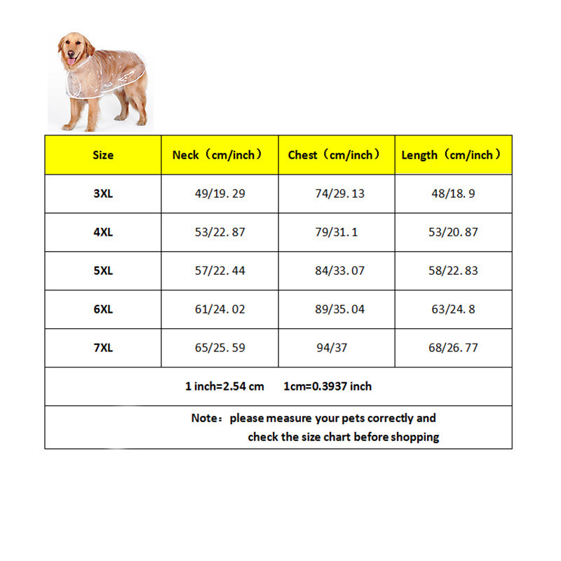 Suns Caurspīdīgs lietusmētelis Liels suns Vidēja izmēra suns Mājdzīvnieks Ūdensnecaurlaidīgs Apģērbs Jaka Drēbes Lietus Svarīgi Lietusmētelis Mājdzīvnieku piederumi