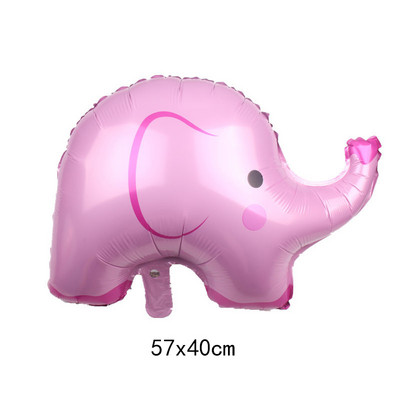 1db Fólia dzsungel állat lufi Tigris oroszlán majom zebra zsiráf elefánt baba zuhany gyerekek boldog születésnapi parti dekoráció