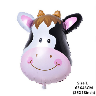 1db Fólia dzsungel állat lufi Tigris oroszlán majom zebra zsiráf elefánt baba zuhany gyerekek boldog születésnapi parti dekoráció