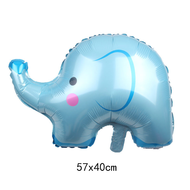 1db Fólia dzsungel állat lufi Tigris oroszlán majom zebra zsiráf elefánt baba zuhany gyerekek boldog születésnapi parti dekoráció