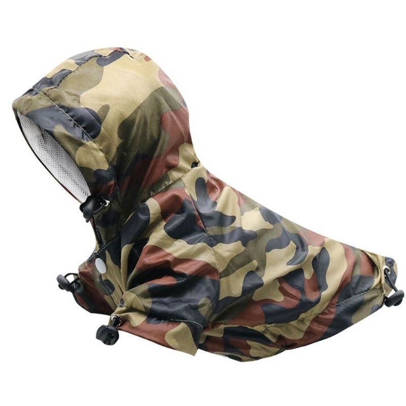 Kamuflāžas lietusmētelis suns Apģērbs Ūdensnecaurlaidīgs mētelis suņiem maziem Apģērbs mājdzīvnieku Tērpi pavasara Yorkies Drukāt zēns ropa para perro