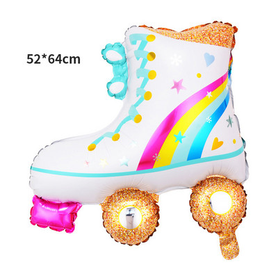 1db Rádió/görkorcsolya Fólia lufi zenei téma Születésnapi Esküvői Party Dekorációk Fólia lufi Gyerek babajátékok